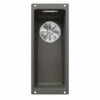 Blanco SUBLINE 160-U Silgranit 1 Bowl Undermount Kitchen Sink With Manual InFino Waste - Volcano Grey - 526799