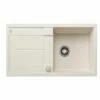 Blanco METRA 5 S Silgranit 1 Bowl Inset Reversible Kitchen Sink - Soft White - 527109
