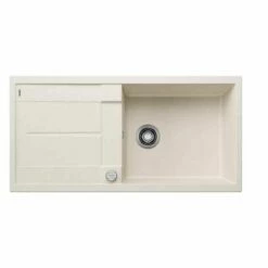 Blanco METRA XL 6 S Silgranit 1 Bowl Inset Reversible Kitchen Sink- Soft White - 527123