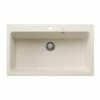 Blanco NAYA XL 9 Silgranit 1 Bowl Inset Kitchen Sink - Soft White - 527133
