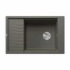 Blanco ELON XL 6 S Silgranit 1 Bowl Inset Reversible Kitchen Sink With Manual InFino Waste - Volcano Grey - 527252