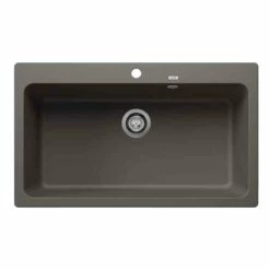 Blanco NAYA XL 9 Silgranit 1 Bowl Inset Kitchen Sink - Volcano Grey - 527316