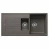 Blanco Zia 6 S Silgranit 1.5 Bowl Inset Reversible Kitchen Sink - Volcano Grey - 527390