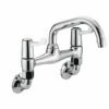 Bristan Value Lever Wall Mounted Bridge Kitchen Mixer Tap - Chrome - VAL2 WMSNK C CD