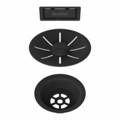 Blanco Black Edition Outlet/Overflow Kit - Single Bowl - 239975