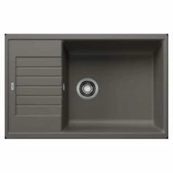 Blanco ZIA XL 6 S Compact Reversible 1 Bowl Silgranit Kitchen Sink - Volcano Grey - 527397