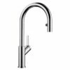 Blanco CARENA-S Vario Pull-Out Spout Galvanic Chrome Kitchen Tap - Chrome - BM3118CH