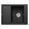 Blanco ELON 45 S 1 Bowl Inset Silgranit Reversible Kitchen Sink With Manual InFino Waste - Anthracite - 524824