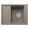 Blanco ELON 45 S 1 Bowl Inset Silgranit Reversible Kitchen Sink With Manual InFino Waste - Tartufo - 524831
