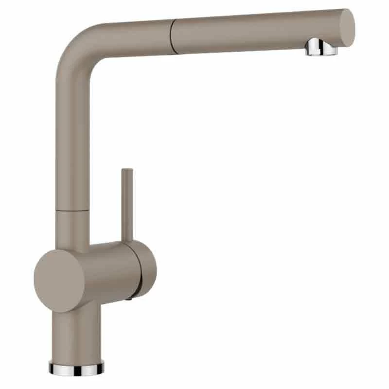 Blanco LINUS-S Pull-Out Handset Silgranit-Look Kitchen Tap - Tartufo - BM3650TF