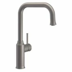 Blanco LIVIA-S Pull-Out Spout Galvanic Chrome Kitchen Tap - Manganese - BM3119MA