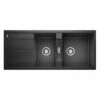 Blanco METRA 8 S 1.5 Bowl Inset Silgranit Reversible Kitchen Sink - Anthracite - 513071