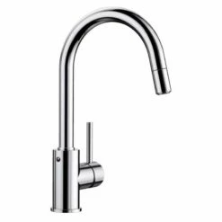 Blanco MIDA-S Pull-Out Spout Glavanic Chrome Kitchen Tap - Chrome - BM3121CH