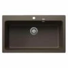Blanco NAYA XL 9 1 Bowl Inset Silgranit Kitchen Sink - Coffee - 521820
