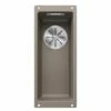 Blanco SUBLINE 160-U 1 Bowl Undermount Silgranit Kitchen Sink With Manual InFino Waste - Tartufo - 523403