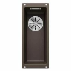 Blanco SUBLINE 160-U 1 Bowl Undermount Silgranit Kitchen Sink With Manual InFino Waste - Coffee - 523405