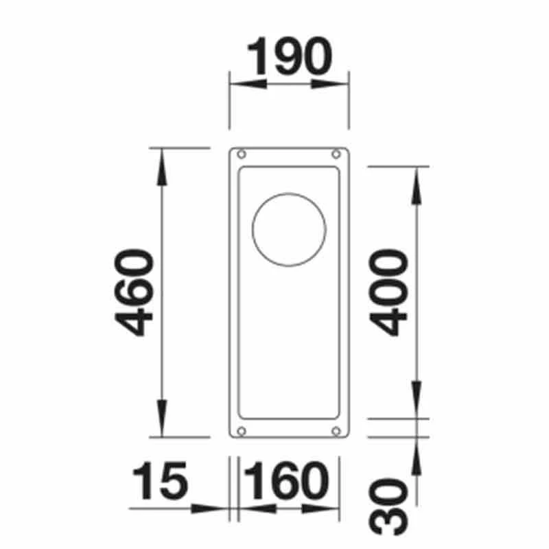 Blanco SUBLINE 160-U 1 Bowl Undermount Silgranit Kitchen Sink With Manual InFino Waste - Coffee - 523405 - Image 2