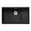 Blanco SUBLINE 700-U Level LH 1 Bowl Undermount Silgranit Kitchen Sink With Manual InFino Waste - Anthracite - 523538