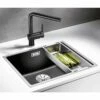 Blanco SUBLINE 500-IF SteelFrame 1 Bowl Inset Silgranit Kitchen Sink With Manual InFino Waste - Anthracite - 524107