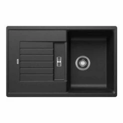 Blanco ZIA 45 S 1 Bowl Inset Silgranit Reversible Kitchen Sink - Anthracite - 514732