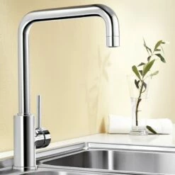 Blanco MILI Eco Flow Regulated Kitchen Mixer Tap - Chrome - 524709