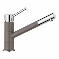 Blanco KANO Siligranit Look Dual Finish Kitchen Mixer Tap - Volcano Grey - 526950