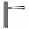 Blanco LINEE-S Pull-Out Handset Silgranit-Look Dual Finish Kitchen Tap - Volcano Grey - 526956