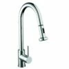 Bristan Apricot Professional Kitchen Mixer With Pull Out Spray, Chrome - APR PULLSNK C
