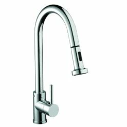 Bristan Apricot Professional Kitchen Mixer With Pull Out Spray, Chrome - APR PULLSNK C