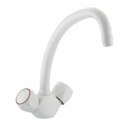 Bristan Value Club Budget Sink Mixer White - VAC BSNK WHT