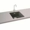 Carron Phoenix Haven 90 1 Bowl Undermount Kitchen Sink - Stone Grey - 125.0696.028
