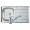 Prima Stainless Steel 1B Kitchen Sink & Single Lever Tap Pack - CPR040