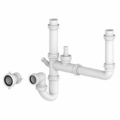 Prima Two Bowl Plumbing Kit - CPR108