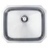 Prima 1B Large Undermount Kitchen Sink - Polished Steel - CPR508