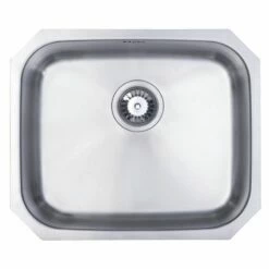 Prima 1B Large Undermount Kitchen Sink - Polished Steel - CPR508