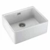Leisure Belfast Ceramic Kitchen Sink - White - CBL595WH/