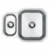 Reginox Dakota 1.5 Bowl Undermount Kitchen Sink - Stainless Steel - DAKOTA