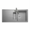 Rangemaster Elements 1.5 Bowl Igneous Granite Kitchen Sink - Dove Grey - ELE1052DG/