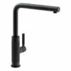 Franke Tessuto Single Lever L-Spout Tap - Matt Black - 115.0691.516