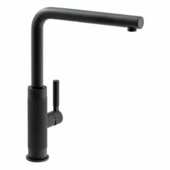 Franke Tessuto Single Lever L-Spout Tap - Matt Black - 115.0691.516