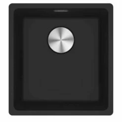 Franke Maris 1 Bowl Undermount Fragranite Kitchen Sink MRG 110 -37 - Matt Black - 125.0688.503