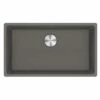 Franke Maris 1 Bowl Undermount Fragranite Kitchen Sink MRG 110-72 - Stone Grey - 125.0688.509