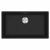 Franke Maris 1 Bowl Undermount Fragranite Kitchen Sink MRG 110-72 - Matt Black - 125.0688.513