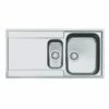 Franke Maris 1.5 Bowl Inset Kitchen Sink L/H Drainer MRX 251 - Stainless Steel - 127.0305.146