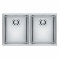 Franke Maris 2 Bowl Slim Top Inset Kitchen Sink MRX 220 34-34 - Stainless Steel - 127.0531.913