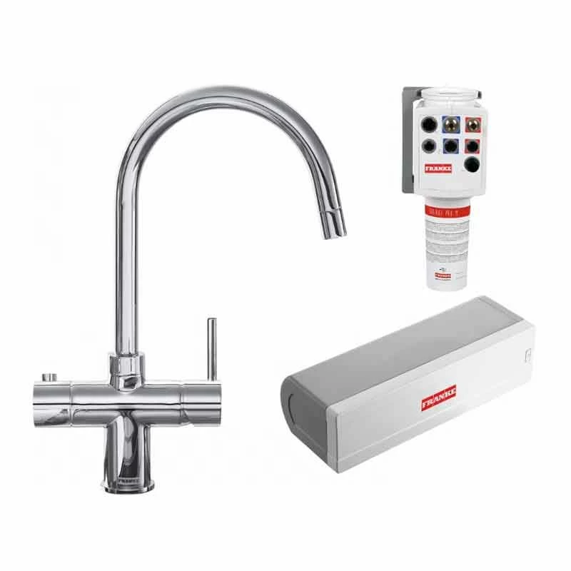 Franke Minerva Original 3-in-1 Manual Kitchen Tap - Chrome - 119.0518.861 - Image 2