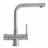 Franke Minerva Mondial 3-in-1 Manual Kitchen Tap - Stainless Steel - 119.0518.864