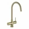 Franke Minerva Helix 4-in-1 Electronic Kitchen Tap - Champagne Gold - 119.0625.397