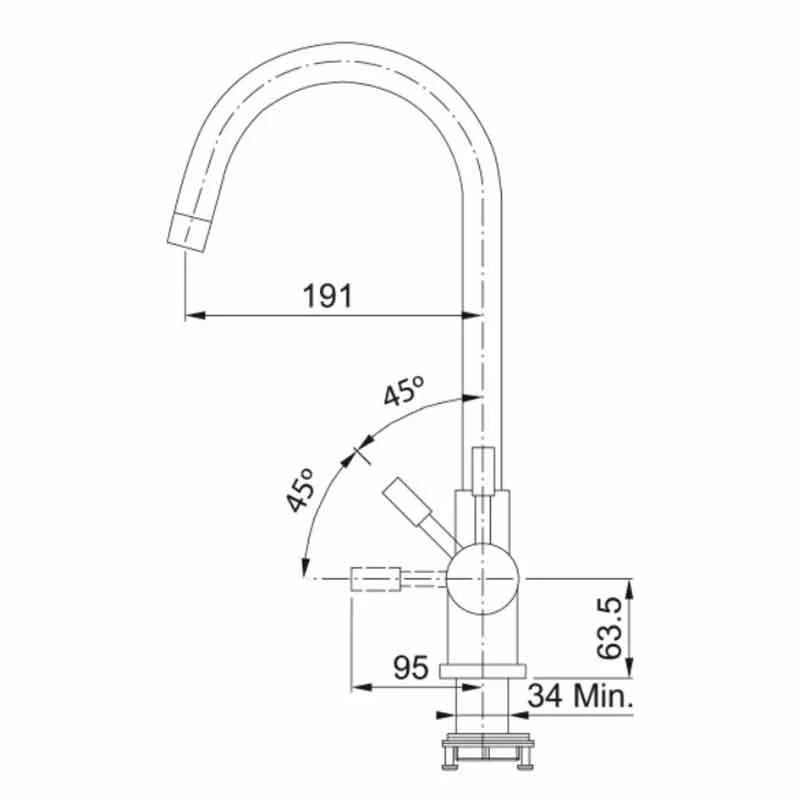 Franke Minerva Helix 4-in-1 Electronic Kitchen Tap - Copper - 119.0625.398 - Image 4