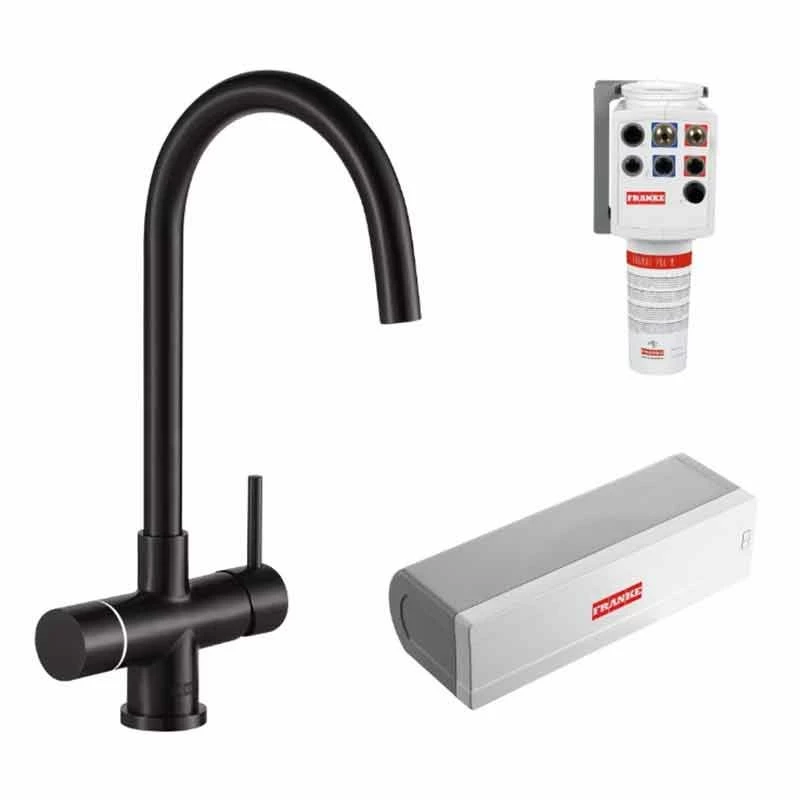 Franke Minerva Helix 4-in-1 Electronic Kitchen Tap - Industrial Black - 119.0625.400 - Image 2